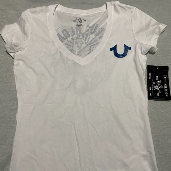 White True Religion T-shirt - Picture 1 of 2